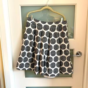 EUC Black/ White Polka Dot Skirt